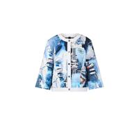Marc Cain Damen Jacke leicht verkürzt, bleu, Gr. 42