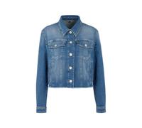 Marc Cain Additions - Kurze Jeansjacke aus Baumwollstretch blue denim - Gr. - 42