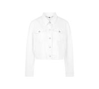 Marc Cain Additions - Kurze Jeansjacke aus Baumwollstretch white - Gr. - 38