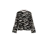 Marc Cain Damen Langarmshirt mit Baumwolle, schwarz, Gr. 34