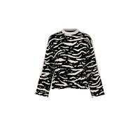 Marc Cain Damen Langarmshirt mit Baumwolle, schwarz, Gr. 44