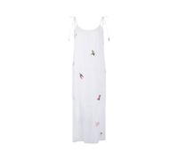 Marc Cain Damen Midikleid aus Baumwolle, weiss, Gr. 40
