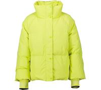 Marc Cain Damen Outdoor Jacke Daunenjacke Stehkragen neongelb (DE/NL/SE/PL, Numerisch, 38, Regular, Regular)