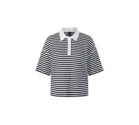 Marc Cain Sports - Gestreiftes Poloshirt navy - Gr. - 38