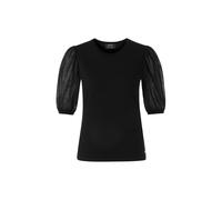Marc Cain Damen Pullover halbarm, schwarz, Gr. 44