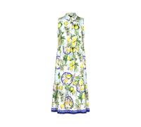 Marc Cain Damen Sommerkleid aus fließender Viskose, weiss, Gr. 40