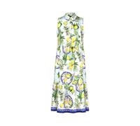 Marc Cain Damen Sommerkleid aus fließender Viskose, weiss, Gr. 44