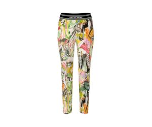 Marc Cain Damen Stretchhose SOFIA verkürzt, mehrfarbig, Gr. 36