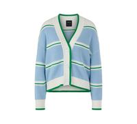 Marc Cain Damen Strickjacke mit Bio-Baumwolle, bleu, Gr. 44