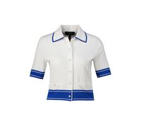 Marc Cain Damen Strickjacke RETHINK TOGETHER, weiss, Gr. 36