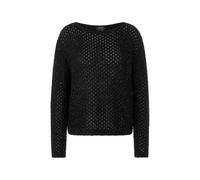 Marc Cain Damen Strickpullover mit Wolle, schwarz, Gr. 40