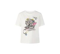 Marc Cain T-Shirt mit 1/2-Arm in Weiss, Größe 36