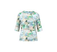 Marc Cain Sports - Ripp-Shirt aus Baumwollstretch skyway new - Gr. - 38
