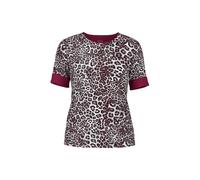 Marc Cain 3/4-Shirt mit Rundhalsausschnitt in Bordeaux, Größe 34