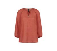 Marc Cain Damen Tunika aus Leinen-Seide-Mix, nougat, Gr. 44