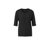 Marc Cain T-Shirt mit Paspelierung in Black, Größe 36