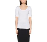Marc Cain Essentials Damen T-Shirt +E4869J14, Weiß (White 100), 42 (5)