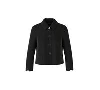 Marc Cain Essentials - Kurze Jacke mit Kentkragen black - Gr. - 46