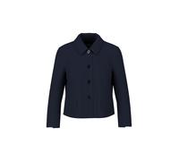 Marc Cain Essentials - Kurze Jacke mit Kentkragen midnight blue - Gr. - 44