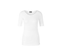 Marc Cain Essentials - Rundhals-Shirt mit halben Ärmeln white - Gr. - 42