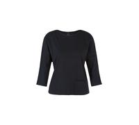 Marc Cain Essentials - T-Shirt in Kimono-Form midnight blue - Gr. - 42