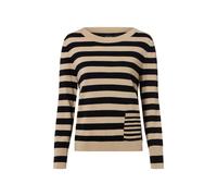 Marc Cain Strickpullover mit Kaschmir-Anteil in Sand, Größe 44