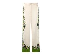 Marc Cain Collections - Fließende Hose WARRI mit Printmix bright ecru - Gr. - 42
