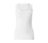 Marc Cain - Geripptes Top - Größe 38 - weiß