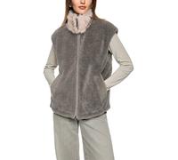 MARC CAIN Gilet in Felloptik grau | 38