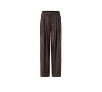 MARC CAIN Hose in Lederoptik braun | 40