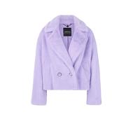 Marc Cain Collections - Kurzer Fake-Fur Outdoor Mantel purple rose - Gr. - 38