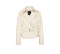 MARC CAIN Jacke in Lederoptik creme | 42