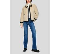 Marc Cain Flared Jeans mit 5-Pocket-Design Modell 'FARO' in Bleu Melange, Größe 44