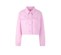 Marc Cain Jeansjacke mit Knopfleiste und Brusttaschen in Pink, Größe 42