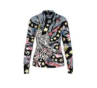 Marc Cain Longsleeve im Allover-Look in Black, Größe 40