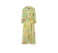 Marc Cain Maxikleid mit Schlüsselloch-Ausschnitt in Gelb, Größe 42