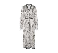 Marc Cain - Midikleid mit Print - Größe 34 - grau