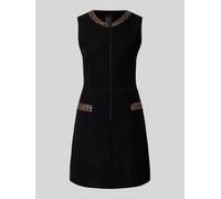 Marc Cain Minikleid mit kurzem Reißverschluss in Black, Größe 42