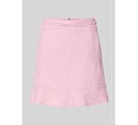 Marc Cain Minirock in Bouclé-Optik in Pink, Größe 38