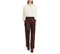 Marc Cain Pants - Modell WASHINGTON - Hose im Glitzerlook cocoa new - Gr. - 34