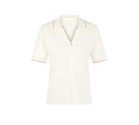 Marc Cain Collections - Poloshirt mit V-Ausschnitt off-white - Gr. - 40