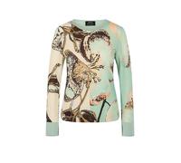 Marc Cain Collections - Bedruckter Pullover Knitted in Germany - Gr. - 40