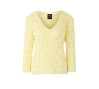 Marc Cain Collections - Chunky Knit Pullover Knitted in Germany deep limonella - Gr. - 36