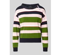 Marc Cain Sports - Streifenpullover Knitted in Germany navy - Gr. - 40
