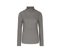 Marc Cain Longsleeve aus transparentem Material in Taupe, Größe 40