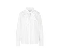 Marc Cain Collections - Schluppen-Bluse aus Baumwollstretch white - Gr. - 38