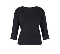 Marc Cain Essentials - T-Shirt in Kimono-Form midnight blue - Gr. - 42