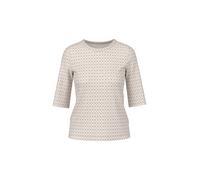 Marc Cain Sports - Biobaumwoll-Shirt mit Print smoke - Gr. - 42
