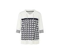 Marc Cain Sports - Blusenshirt mit Cube-Design off-white - Gr. - 40