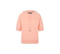 Marc Cain Sports - Feinstrick-Hoodie mit Kontrastdetails tropical peach - Gr. - 40